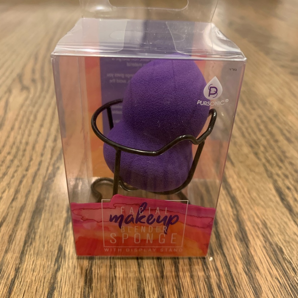 NWT Pursonic Makeup Blending Sponge / Beauty Blender with Stand